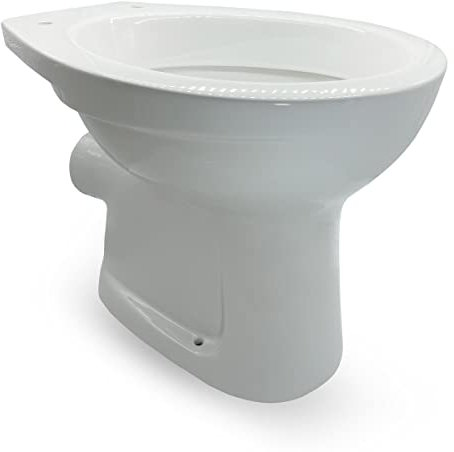 Belvit Stand-WC Weiß Flachspüler Abgang Wand (waagerecht) 480x350x390