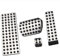 LDJTO Auto Pedale Abdeckung , für Mercedes , für Benz W124 W202 W203 W140 W208 W210 W211 W220 R170 R171 Kraftstoff Gas Bremse Fußstütze Pedal Zubehör (Farbe Name: 1Pc Rest)-at_with_Rest