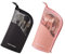 2 PCS Make-up Pinsel Tasche,Zodors Reise Kosmetik Halter Make Up Bürsten Tasche Damen Schminktasche Lippenstift Augenbrauenstift Highlight Stick Tragbare Make Up Tool Aufbewahrungstasche（Schwarz Pink）