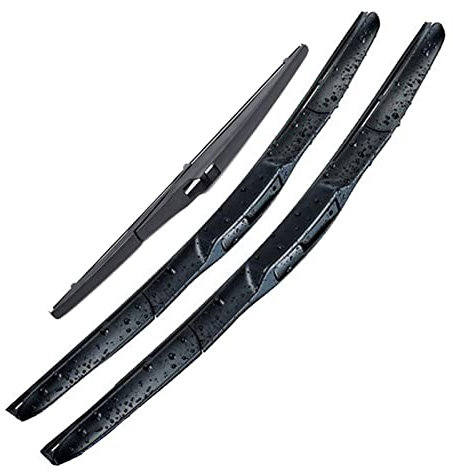Juego de escobillas limpiaparabrisas Delanteras y traseras, Ventana de Parabrisas, para Toyota Land Cruiser J150 2009-2019 26+ 20 + 12