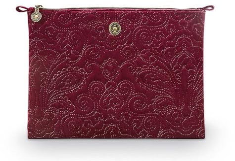 Pip Studio Kosmetiktasche Gross | Red - 30 x 22 x 1