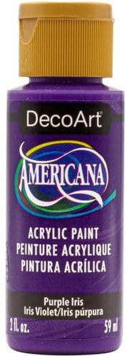 DecoArt Americana Acrylic Paint 2oz-Purple Iris
