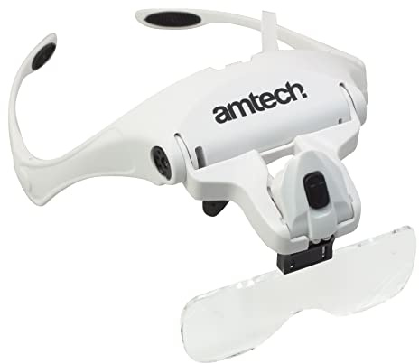 Amtech, S2912, Magnifying Head Glasses, Stylish, Comfortable Lightweight Ergonomic Frame Suitable For All Head Sizes