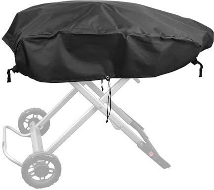 BBQ PLUS Grill Cover for Weber 9010001 Traveler Portable Gas Grill Accessories,Heavy Duty Waterproof Oxford Fabric Outdoor Grill Cover,Weather Resistant