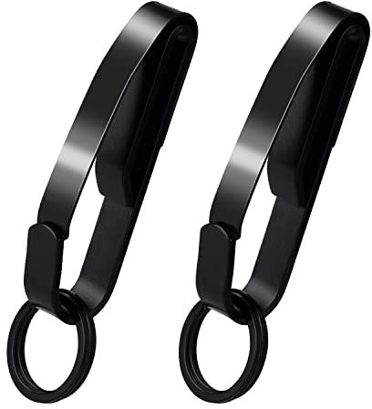 Duty Belt Key Clip, 2pcs Thick Long-Lasting Duty Belt Key Holder Quick Release Tactical Belt Key Holder Clip Designed for Police Prison Guards Law Enforcement Fire Agencies