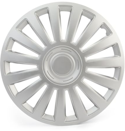 RIDEX 100009A0033 Radblenden Radkappen Universal 4er Set Fürs Auto silber