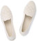 Puxowe Women's Ballet Flats Shoes Slip On Knit Dress Shoes Pumps Round Toe Ballerinas for Woman Comfort Soft 7.5 UK Beige