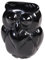 KYEYGWO Kristall Eule Figur für Haus Decor, Klein Obsidian Stein Käuzchen Statuen Heilstein Tierskulptur Talisman Palm Taschensteine Sammlerfigur Vögel Ornament, 3,1cm