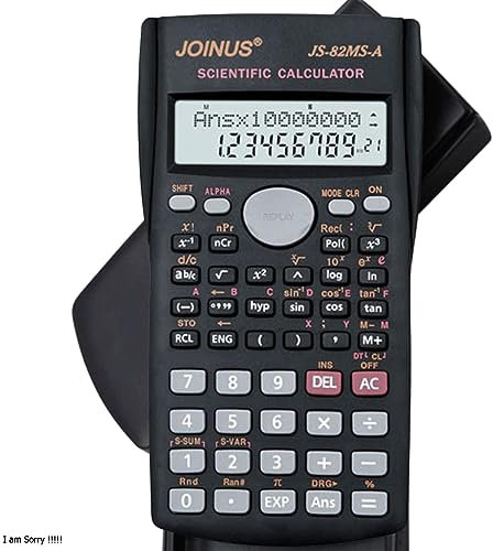 Scientific Calculator,Multi-Function 2-Line Display Digital LCD Scientific Calculator for School For Secondary Science Maths Stationary Calculator 240 Calculations Function Protective.