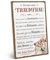 ARTFAVES® Wandbild Holzschild mit Spruch - Du bist meine Traumfrau - Türschild Retro Vintage Deko Bild Geschenk - Liebe, Partnerin