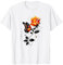 Schöne Schmetterling Rosa Rosen Schmetterling Liebhaber Flora Frauen T-Shirt