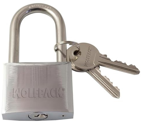 Candado Inoxidable Arco Largo 30mm.