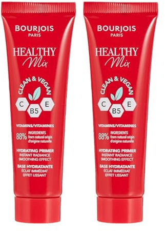 2 x Bourjois Paris Healthy Mix Clean & Vegan Hydrating Primer 30ml