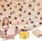 Eledreme Fotoclips lichterkette batterie, 5m50led fairy lights indoor für Zimmer Deko, kleine lichterkette mit 50 clips geschenke für teenager, Hochzeiten, Party Warmweiß