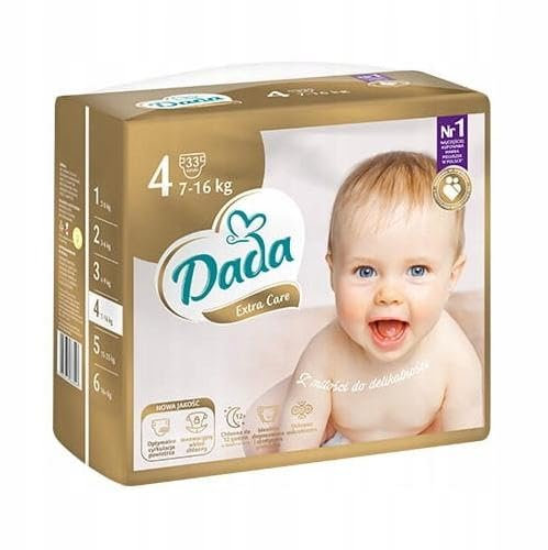 DADA Extra Care 4 Windeln 7-16kg, 33Stk.