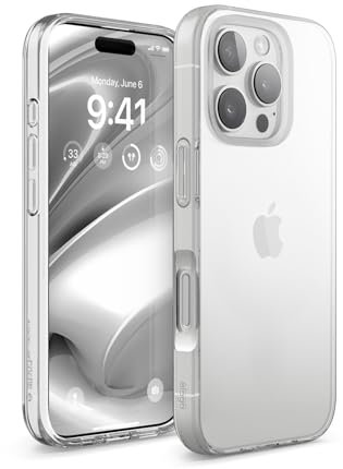 elago Hybrid Clear Hülle Kompatibel mit iPhone 16 Pro Hülle 6,3 Zoll - PC + TPU Hybrid-Technologie, Stoßfester Stoßfänger, Erhöhter Kameraschutz, Langlebig Kratzfest (Transparent)