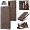 Cracedily Coque pour Huawei P20 Pro Pochette, Etui Protection Housse Premium en Cuir PU,Etui à Rabat Pochette de Portefeuille Étui pour Huawei P20 Pro Case, Café