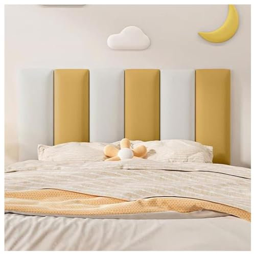 Vnook 3D Anti-Collision Upholstered Wall Panel,Peel and stick bedroom Upholstered wall panels,Self Adhesive Sponge Wall Sticker For Home Bedroom(150cm)
