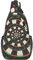 Sling Umhangetasche Spiral Dart Board Droste Dreieck Pack Rucksack Wasserdichtes Umhängetasche Verstellbarem Sling Rucksack Für Arbeit, Männer, Laufen