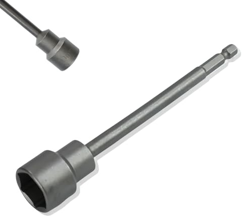 Wohnwagen-Beinwickler, 19 mm Stecknuss-Bohraufsatz für Wohnwagen | Abgeschreckter Vanadium-Stahl, 19 mm Stecknuss-Bohrerverlängerung, für Wohnwagen-Eckstützen, schneller Wohnwagen-Stützständer