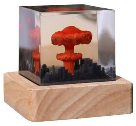 yasoe 1 PC Modello di Bomba Atomica Decorazione Lampada Atmosfera Regali Creativi per Bambini
