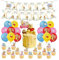 Geburtstag Deko Party Kindergeburtstag Deko Luftballons Luftballons Kuchentopper Geburtstag Happy Birthday Girlande