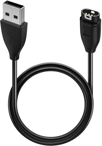 Charger Cable Compatible for Garmin Watch, 100cm Replacement USB Charging Cable for Garmin Forerunner 55 245 255 265 935 945, Venu 2 2S 3, Vivoactive 3 4, Vívomove 3S Fenix 5 6 7, Instinct