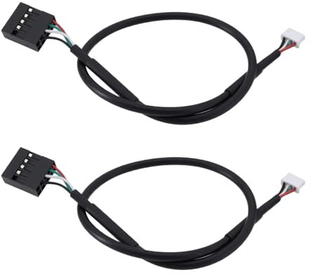 Create idea 2pcs 4pin to 9pin USB Bluetooth Cable Compatible with ASUS PCIe Desktop Card