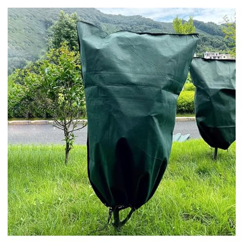 JYHHCYS Frost Cloth Plant Covers for Winter Protection, 1x1m 2x2m 3x3m Large Tree Cover Bags Cloth with Drawstring, for Large Rose Bushes, Fig Tree, Citrus Trees(150x300cm/59x118in)