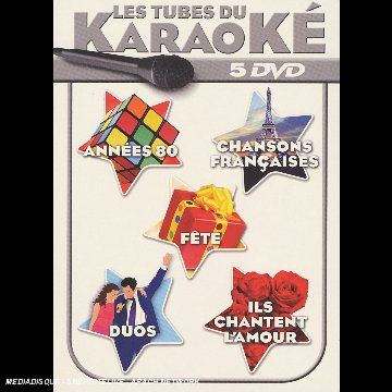 Les tubes du karaoké : Années 80 / Chansons françaises / Fête / Duos / Ils chantent l'amour - Coffret 5 DVD