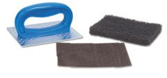 3M Scotch-Brite 461 - Soporte para plancha, almohadilla de pulido de plancha 46 y pantalla de plancha 200, azul, 1/PK