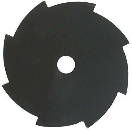 GREENSTAR 3434 Flachschliff 10 Zähne anpassbar für Motorsense 255 mm Bohrung, schwarz, 23123
