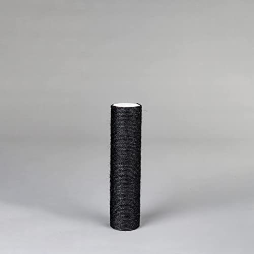 RHRQuality Sisalstamm Ø 12cm - kratzbaum ersatzteile - Langlebige, natürliche kratzsäule mit ABS-Innenseite & verleimte Sisalseil - ersatzteil für RHRQuality kratzbaum - Ø12CM (50 cm - M8, Blackline)