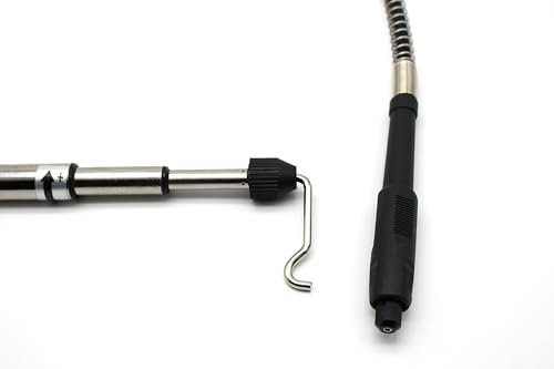 TEMO Rotary Tool Flex Shaft and Tool Hanger Work Set Compatible for Dremel Foredom and Other Rotary Tools