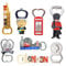 Famous London Skyline Mix Fridge Magnet Bottle Openers - Set of 8