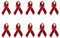 WANDIC Rote Schleife Pin, 10 Stück Bewusstseinsbänder Für Herzkrankheiten AIDS-Bewusstseins-Anstecknadeln Hoffnung Pins Emaille Schmuck Pins Für Frauen