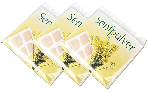 3x Packungen Senfpulver 10 Päckchen(pro Packung) je 4 Zellen (0,75 g pro Zelle)