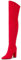 Castamere Donna Moda Cerniera Stivali Sopra il Ginocchio Tacco a Blocco 10CM Tacco Alto Rosso Scamosciato Scarpe EU 44