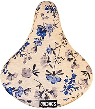 millybo Fahrradsattel Sattelbezug Fahrrad Sattelüberzug Sattel-Überzug Verschiedene Muster Blumenmuster (Spring-960.003)