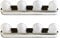 HAC24 2er Set LED Spiegelleuchte mit Saugnäpfe Batteriebetrieben Schminklicht Spiegel Kosmetik Make Up Leuchte Lampe Spiegellampe