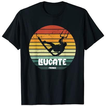 Leucate Frankreich Kitesurfing Wassersport Design T-Shirt