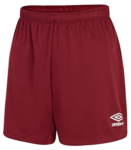 Umbro Womens/Ladies Club Logo Shorts New Claret S