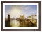 The Harbour Of Dieppe By Joseph Mallord William Turner Classic Painting Framed Wall Art Print, Ready to Hang Picture for Living Room Bedroom Home Office Décor, Walnut A2 (64 x 46 cm)