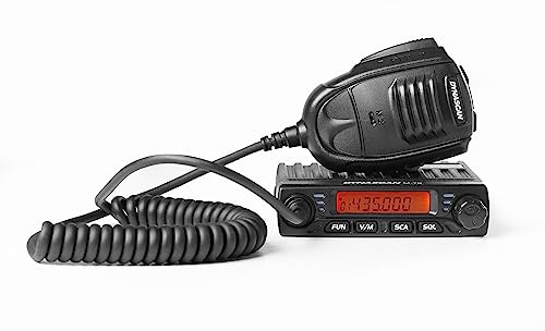 Dynascan M-79U Emisora Móvil Profesional UHF 400-470 MHz - Transceptor Vehicular Ultracompacto 17W, 199 Canales, Subtonos CTCSS/DCS y Pantalla LCD