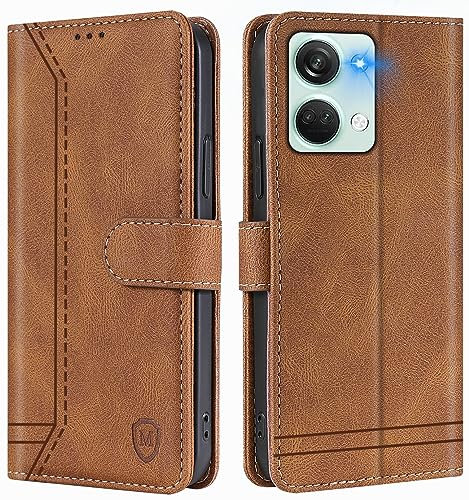 GoodcAcy Handyhülle für OnePlus Nord 3/OnePlus Ace 2V Hülle Handyhülle Leder Klappbar Schutzhülle Tasche Wallet Brieftasche Cover Flip Case für OnePlus Nord 3/OnePlus Ace 2V Klapphülle Braun