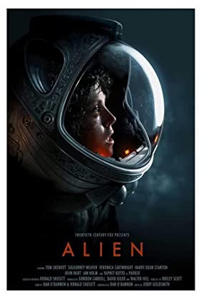 SORECI Alien-Film-Poster, Vintage-Poster, Wandkunst, Dekordruck, Bild, Gemälde für Wohnzimmer, Schlafzimmer, Dekoration, ungerahmt, 20 x 30 cm