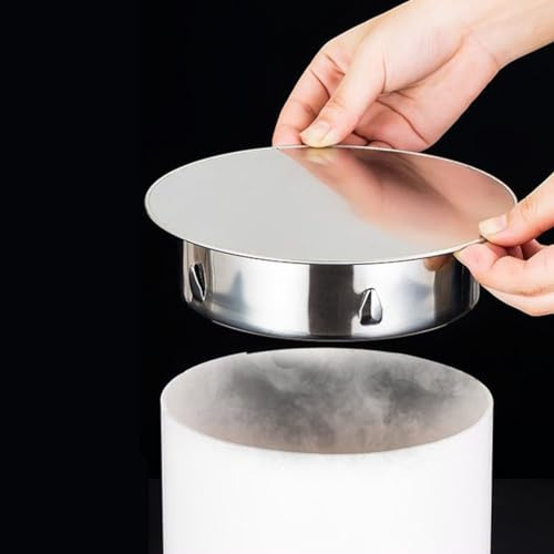 Stove Pipe Duct Cap, Stainless Steel Chimney Hole Cover Stove Pipe Cover Insulated Flue Pipe Cap for 190mm-200mm Pipes