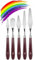 5 Piece Palette Knife Set, Stainless Steel Palette Knives for Arts and Crafts, Mixing Scraper and Knives for Acrylic Art and Baking, Art Supply Accessories for Oil and Acrylic Painting
