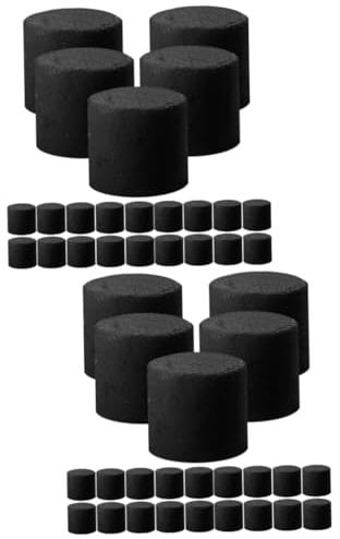PRETYZOOM 2 Kisten Duftende Holzkohle Handwärmer Holzkohle Aromakohle Hände Mit Erwärmen Weihrauchbrenner Kohletabletten Tisch-handwärmer, Winterkohle Black