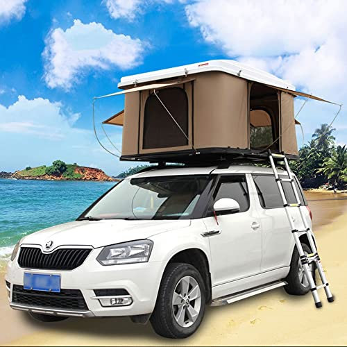 Dachzelt SUV-Zelt Dachzelt LKW SUV Doppelschale aus Aluminiumlegierung mit Leiter Camping wasserdichtes Himmelfenster